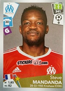 Sticker Steve Mandanda - FOOT 2017-2018 n. 209 - Panini
