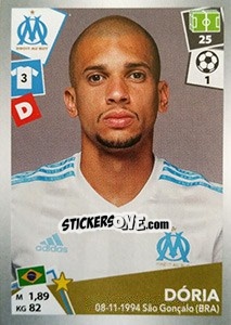 Cromo Dória - FOOT 2017-2018 n. 212 - Panini