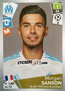 Sticker Morgan Sanson - FOOT 2017-2018 n. 219 - Panini