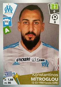 Sticker Kostas  Mítroglou - FOOT 2017-2018 - Panini