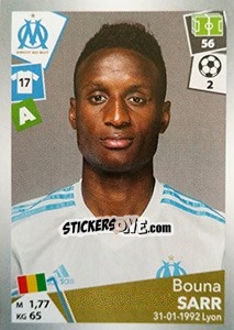 Figurina Bouna Sarr - FOOT 2017-2018 - Panini