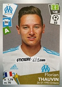 Sticker Florian Thauvin - FOOT 2017-2018 - Panini