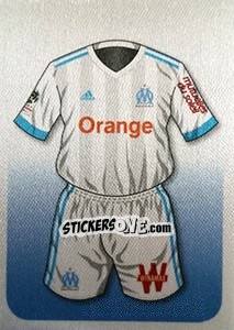 Sticker Allez L'OM! (Uniforme) - FOOT 2017-2018 n. 231 - Panini