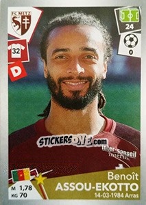 Sticker Benoît Assou-Ekotto - FOOT 2017-2018 n. 236 - Panini