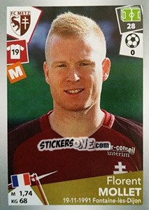 Sticker Florent Mollet - FOOT 2017-2018 n. 248 - Panini