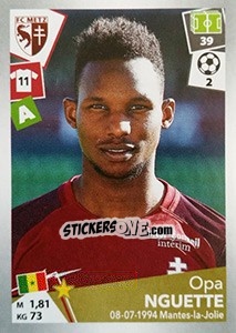 Sticker Opa Nguette - FOOT 2017-2018 n. 251 - Panini