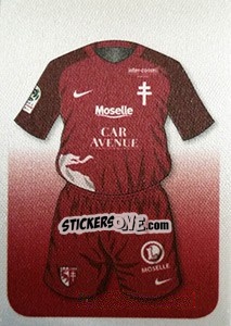 Sticker Allez Les Grenats! (Uniforme) - FOOT 2017-2018 n. 257 - Panini