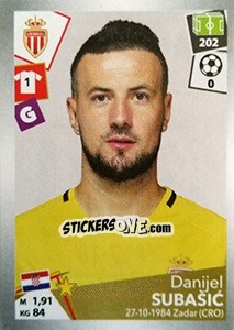 Sticker Danijel Subašic - FOOT 2017-2018 - Panini