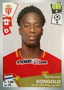Sticker Terence Kongolo - FOOT 2017-2018 n. 265 - Panini