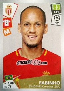 Sticker Fabinho - FOOT 2017-2018 n. 269 - Panini