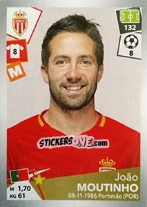 Sticker João Moutinho - FOOT 2017-2018 n. 273 - Panini