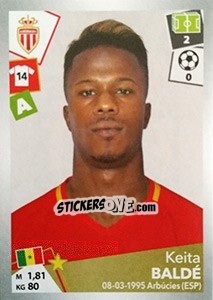 Sticker Keita Baldé - FOOT 2017-2018 - Panini