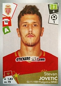 Sticker Stevan Jovetic - FOOT 2017-2018 n. 279 - Panini