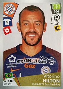 Sticker Vitorino Hilton - FOOT 2017-2018 n. 290 - Panini