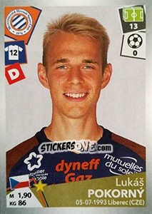 Sticker Lukáš Pokorný - FOOT 2017-2018 n. 293 - Panini