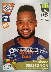 Sticker Stéphane Sessègnon - FOOT 2017-2018 n. 299 - Panini