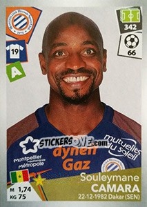 Sticker Souleymane Camara - FOOT 2017-2018 - Panini