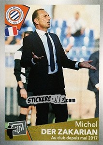 Figurina Michel Der Zakarian - FOOT 2017-2018 n. 308 - Panini
