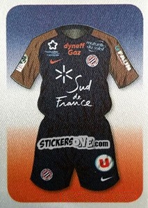 Sticker Allez La Paillade! (Uniforme) - FOOT 2017-2018 n. 309 - Panini