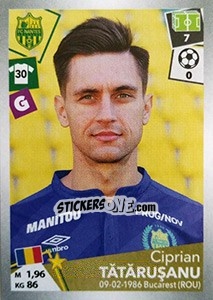 Cromo Ciprian Tătăruşanu - FOOT 2017-2018 - Panini