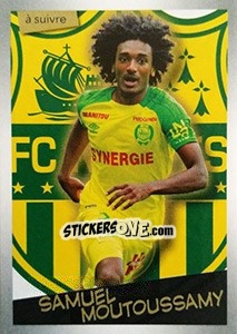 Figurina Samuel Moutoussamy - FOOT 2017-2018 n. 336 - Panini