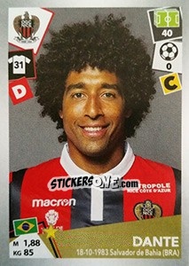 Sticker Dante - FOOT 2017-2018 n. 340 - Panini