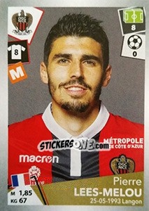 Sticker Pierre Lees-Melou - FOOT 2017-2018 n. 348 - Panini