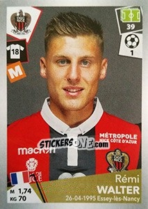 Cromo Rémi Walter - FOOT 2017-2018 n. 354 - Panini