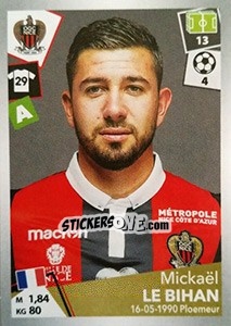 Sticker Mickaël Le Bihan - FOOT 2017-2018 n. 356 - Panini