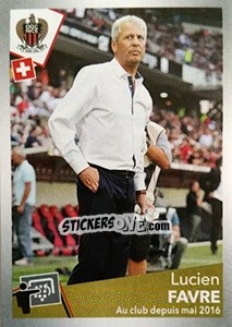 Sticker Lucien Favre - FOOT 2017-2018 - Panini