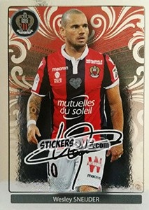 Sticker Wesley Sneijder - FOOT 2017-2018 - Panini