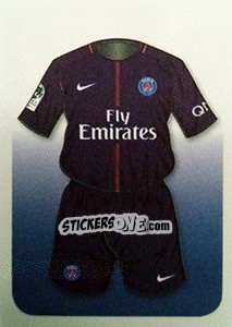Sticker Allez Paris! (Uniforme) - FOOT 2017-2018 n. 387 - Panini