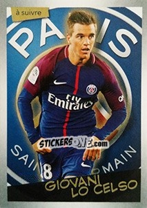 Cromo Giovani Lo Celso - FOOT 2017-2018 - Panini