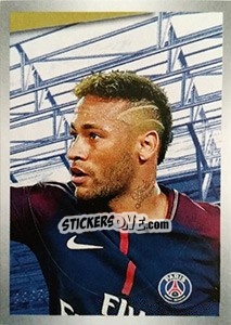 Sticker Neymar Jr. - FOOT 2017-2018 n. 390 - Panini
