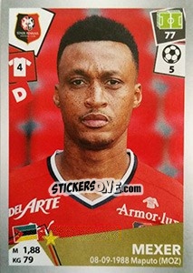 Figurina Mexer - FOOT 2017-2018 n. 396 - Panini