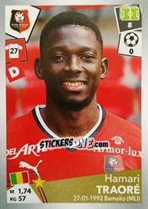 Cromo Hamari Traoré - FOOT 2017-2018 - Panini