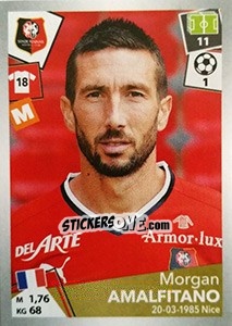 Figurina Morgan Amalfitano - FOOT 2017-2018 n. 399 - Panini