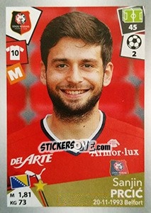 Sticker Sanjin Prcic - FOOT 2017-2018 n. 407 - Panini