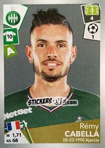 Sticker Rémy Cabella - FOOT 2017-2018 n. 432 - Panini