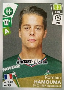 Sticker Romain Hamouma - FOOT 2017-2018 n. 434 - Panini