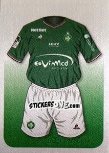 Sticker Allez Les Verts! (Uniforme) - FOOT 2017-2018 n. 439 - Panini