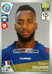 Figurina Yoann Salmier - FOOT 2017-2018 n. 448 - Panini