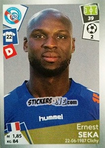 Sticker Ernest Seka - FOOT 2017-2018 n. 449 - Panini