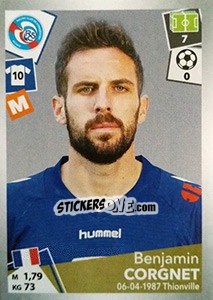 Cromo Benjamin Corgnet - FOOT 2017-2018 - Panini