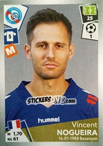 Sticker Vincent Nogueira - FOOT 2017-2018 n. 456 - Panini