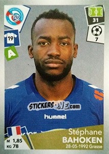Sticker Stéphane Bahoken - FOOT 2017-2018 n. 457 - Panini