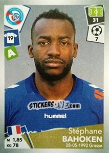 Figurina Stéphane Bahoken - FOOT 2017-2018 - Panini