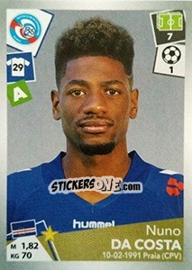 Sticker Nuno Da Costa - FOOT 2017-2018 n. 459 - Panini