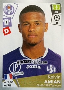 Sticker Kelvin Amian - FOOT 2017-2018 n. 470 - Panini