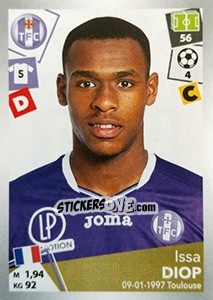 Figurina Issa Diop - FOOT 2017-2018 - Panini